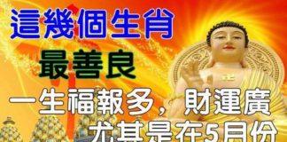 這幾個生肖最善良,一生福報多,財運廣,尤其是在5月份